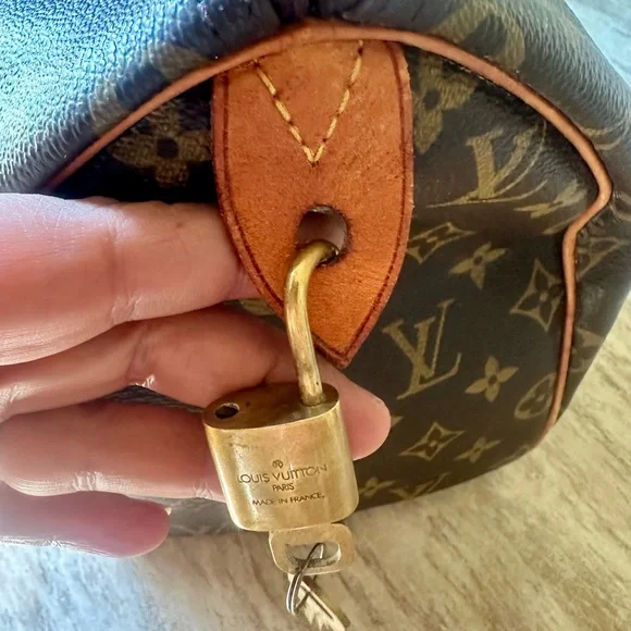 Louis Vuitton Monogram Brown speedy 30 - Picture 7 of 16